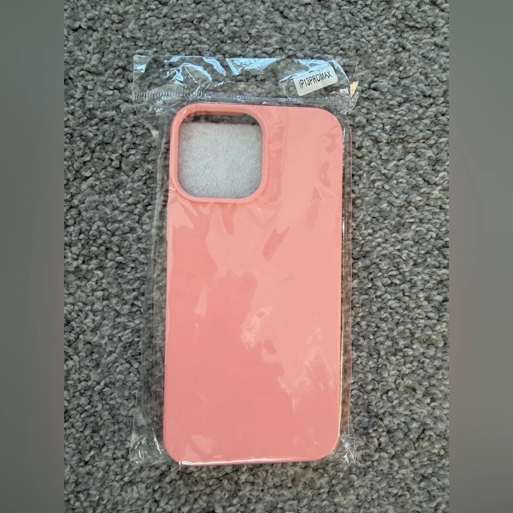 Pink Silicone iPhone 13 Pro Max Case – Soft Protective Matte Phone Cover